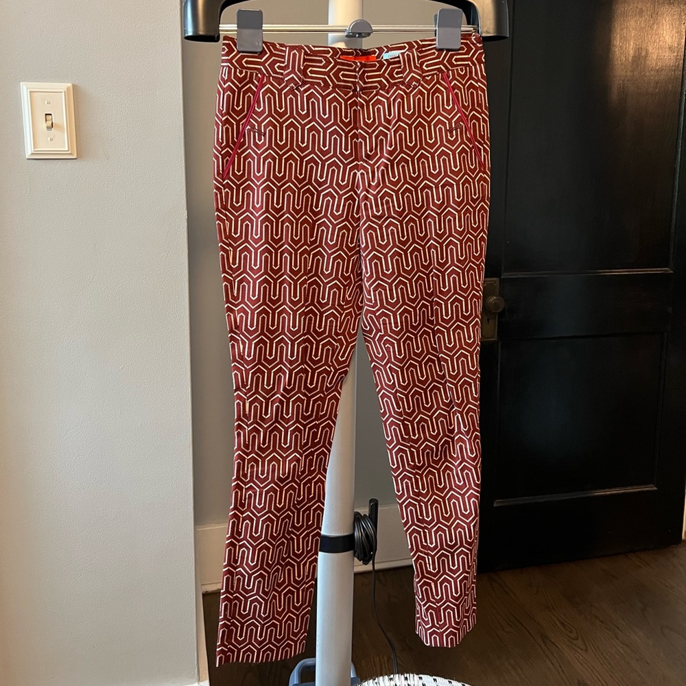 Patterned Crop Pants